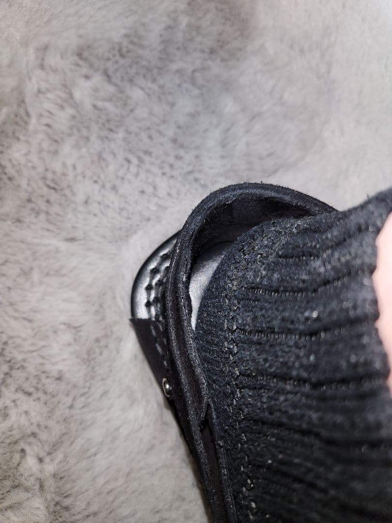 JIL SANDER ブラック サボ・クロッグサンダル　41