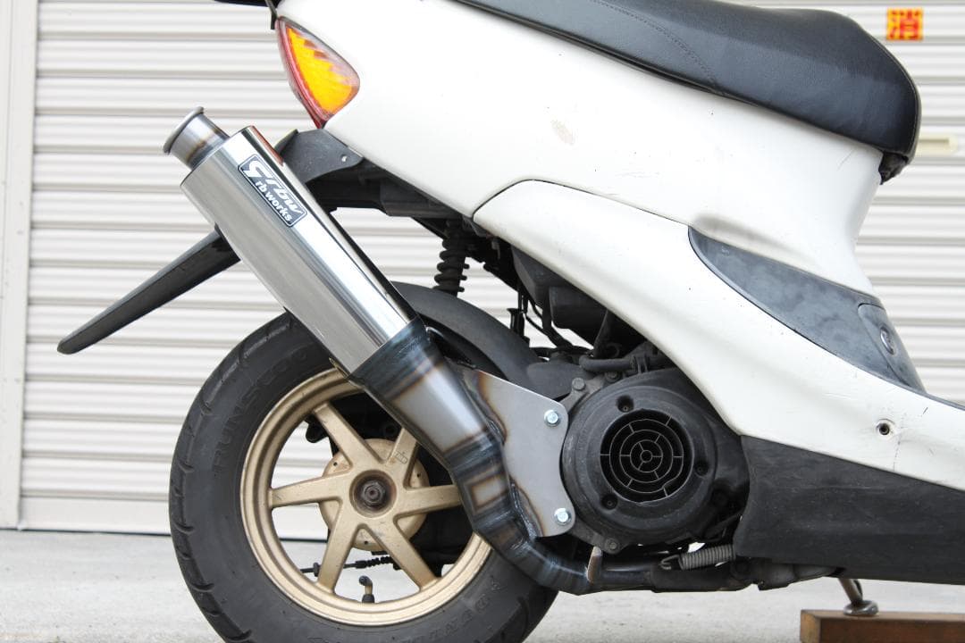 新品☆ライブディオ　用☆スポーツマフラー curl☆DioSR　ZX　チャンバー