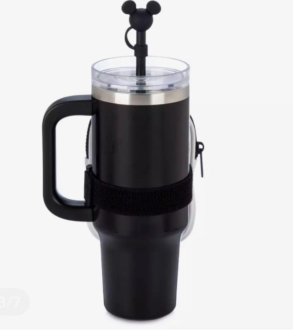日本未発売‼️ミッキーデザインストロー付きステンレスタンブラー　WDW
