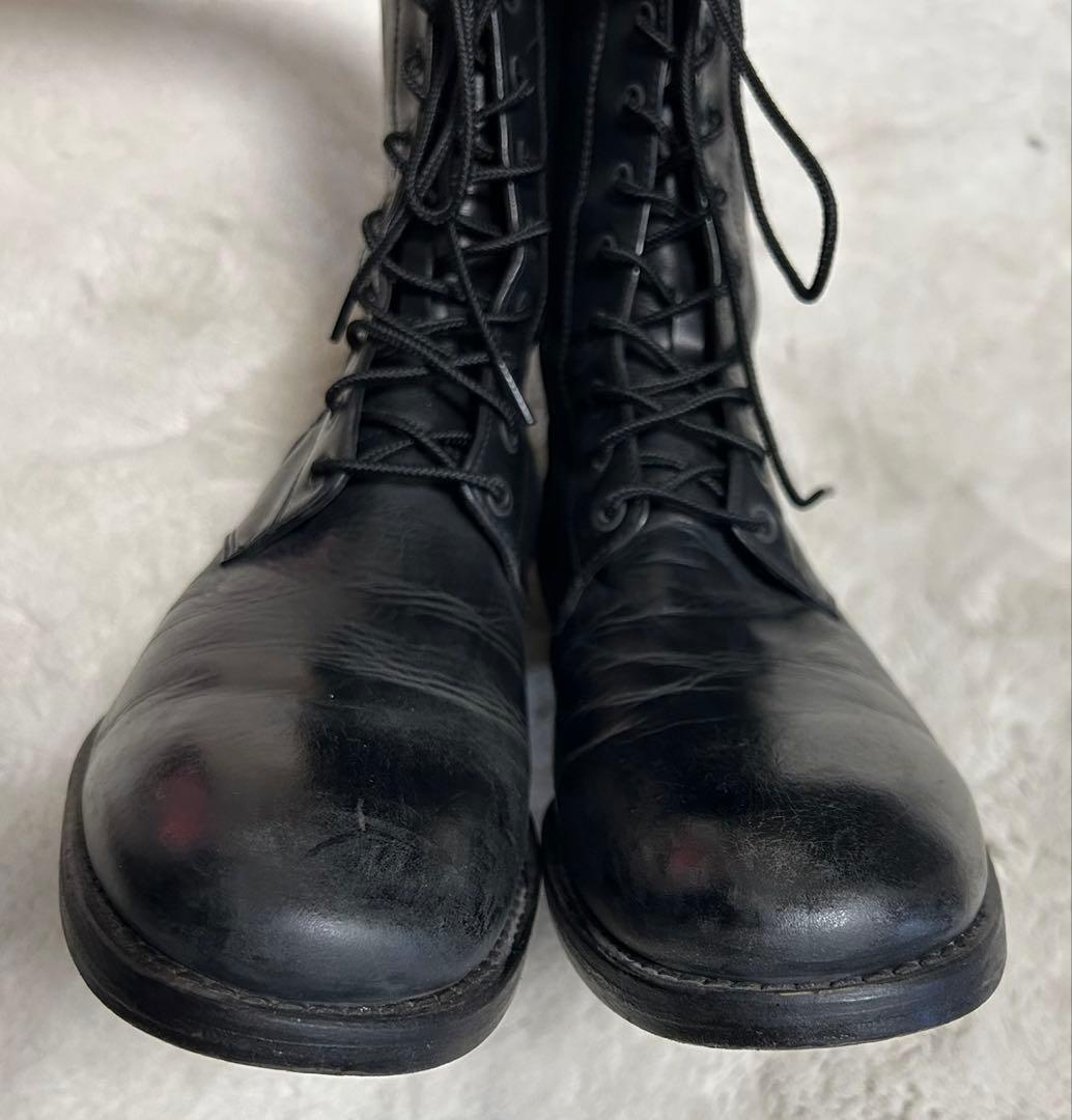 BUTTERO/ブッテロ/レースアップブーツ/size41.5/黒/サイドジップ