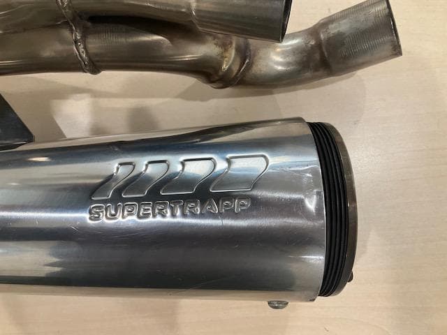 SUPERTRAPP ステンレス マフラー 2本セット