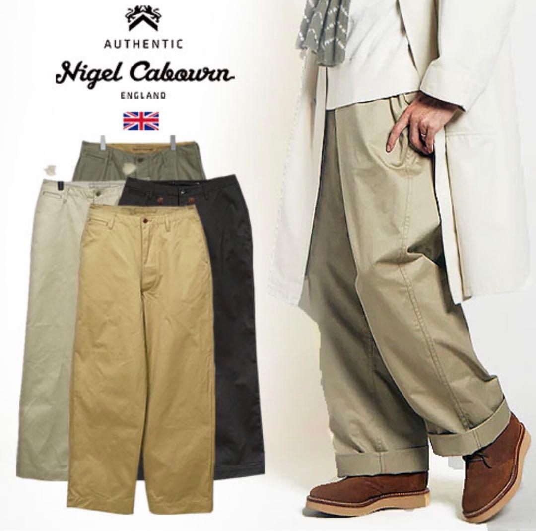 新品 25年秋モデル ナイジェルケーボン ウエストポイント ベーシックチノパンツ