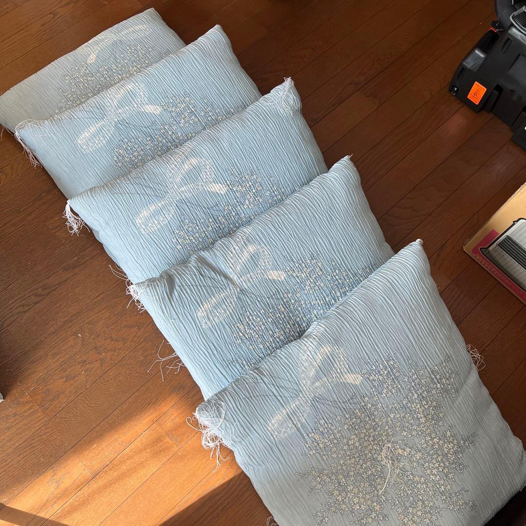 新品未使用✨高級座布団5枚セット　来客　和室　旅館　夏用