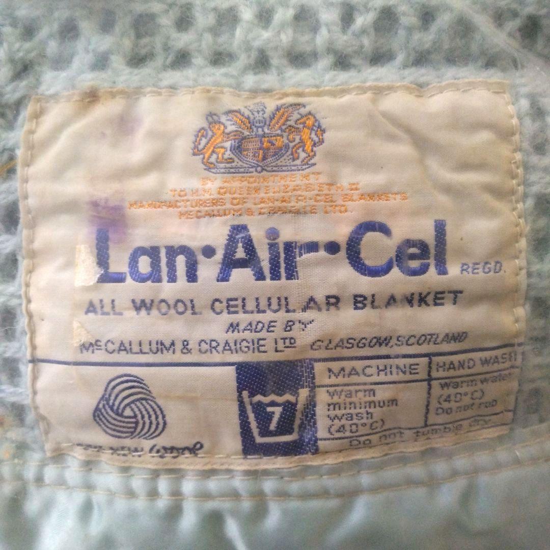 Lan-Air-cel　セルラー　ウールブランケット