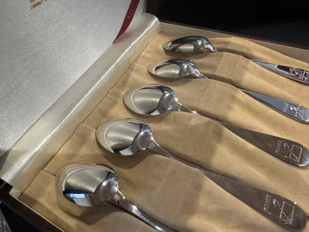 SILVER950 スプーン5本セット　純銀製　シルバー950