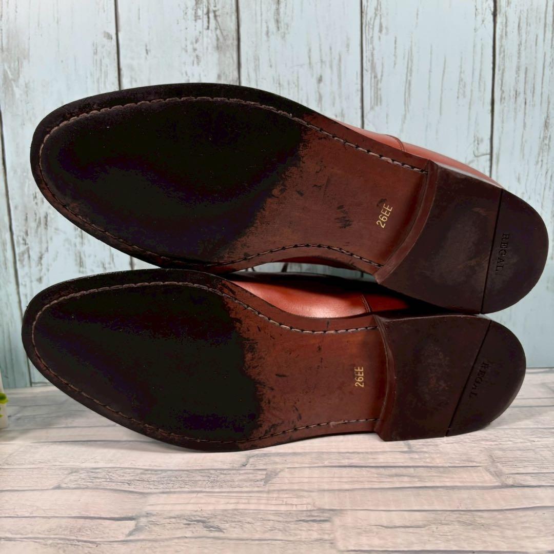 『REGAL』リーガル(26cm) 2794 ストレートチップ 内羽根 ブラウン