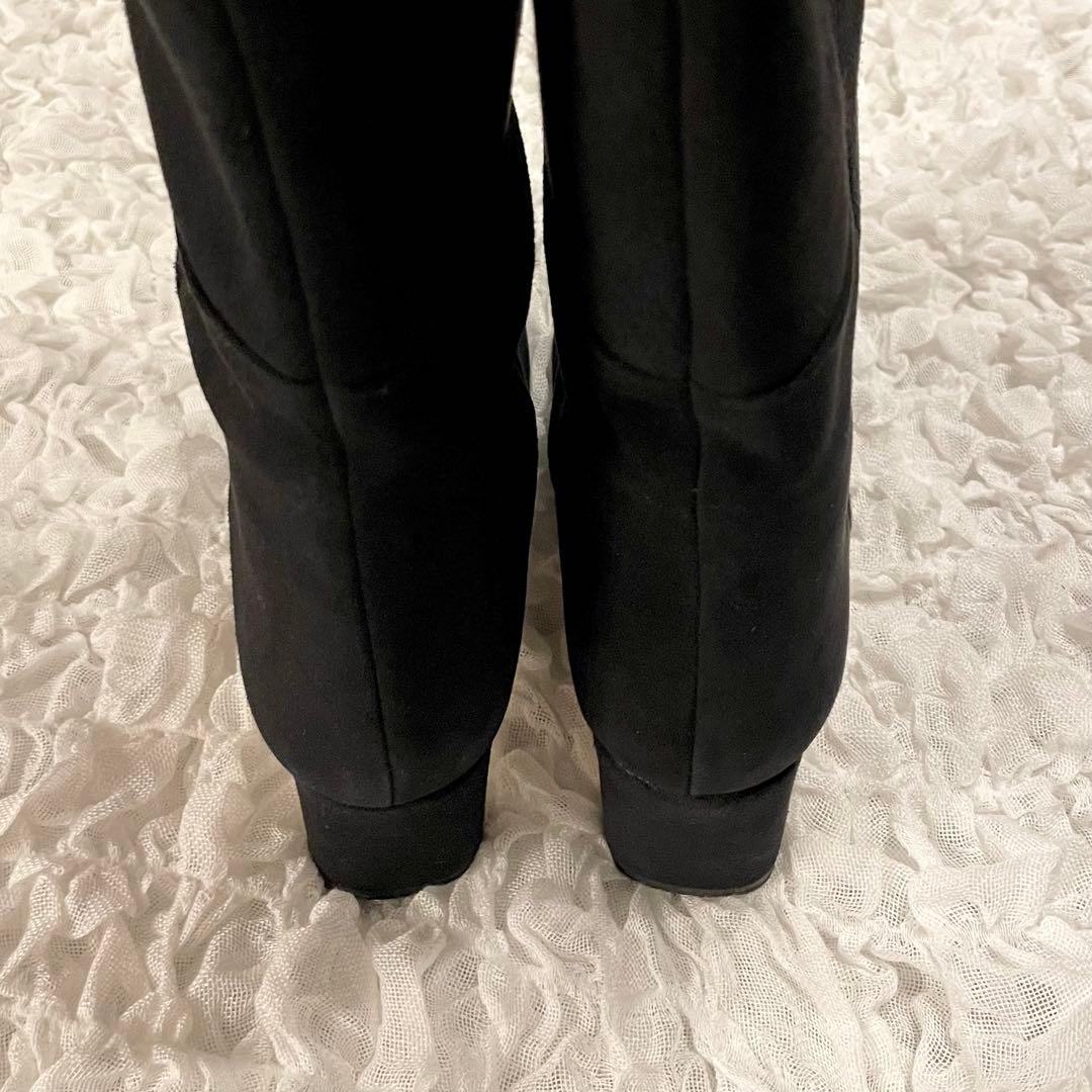 ✨極美品✨CORSA ROMA 9 ブラックロングブーツ スエード
