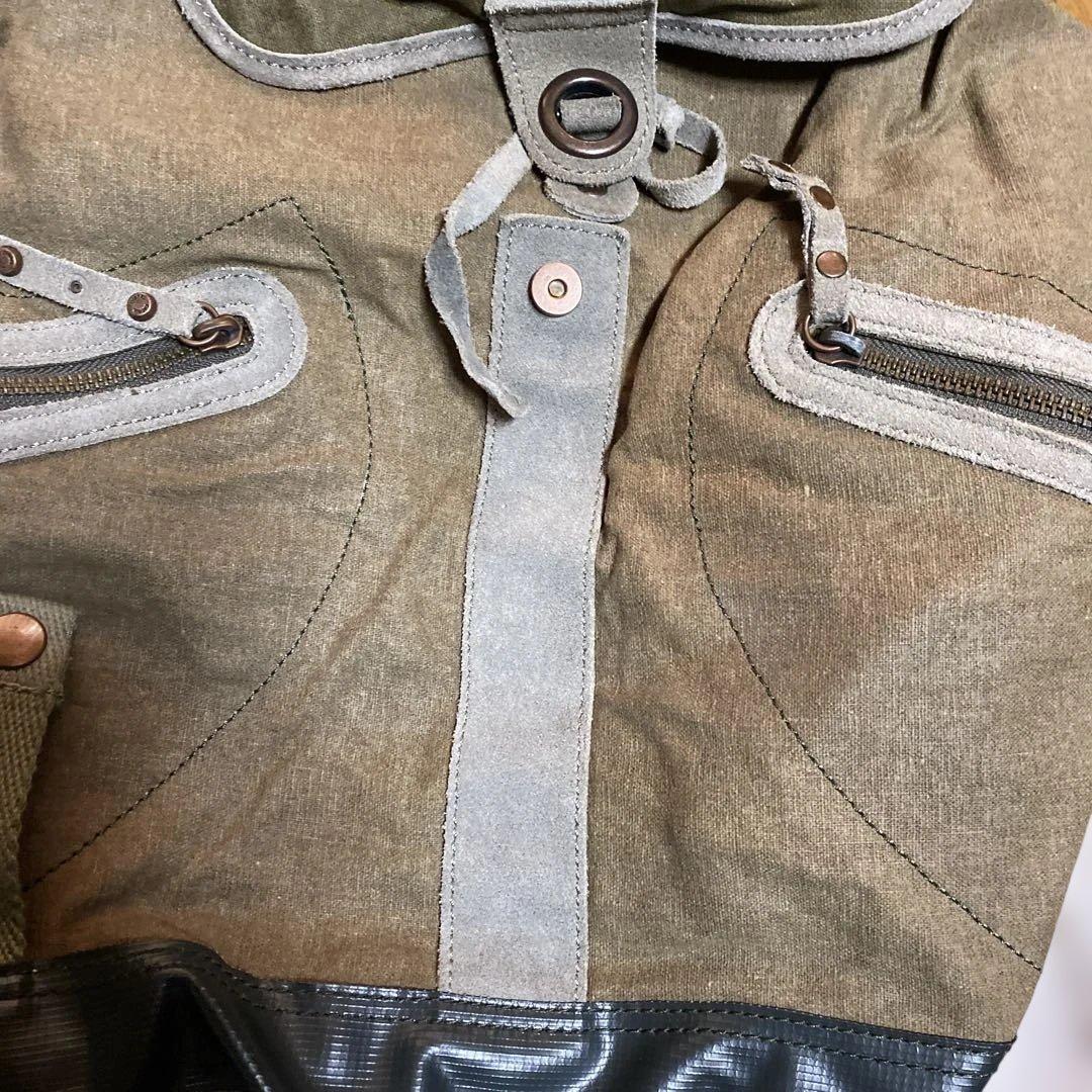 【激レア】DIESEL 00s archive ミリタリーリュック Y2k 平成