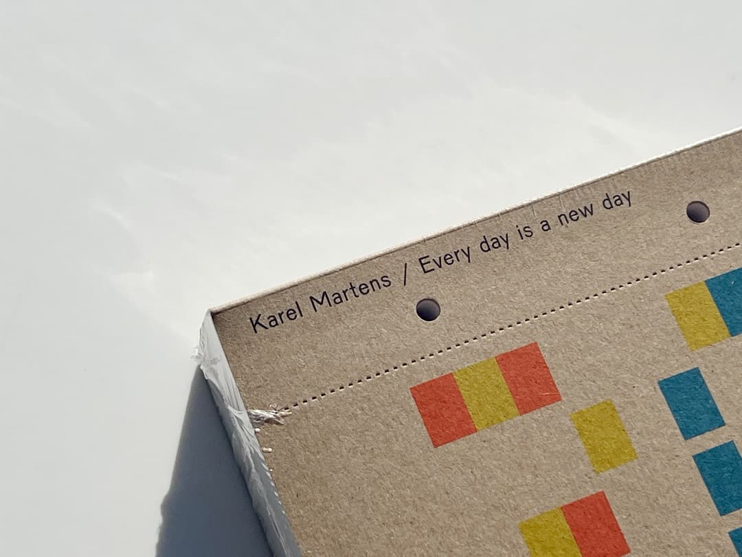 Karel Martens Calendar 2026 カレンダー