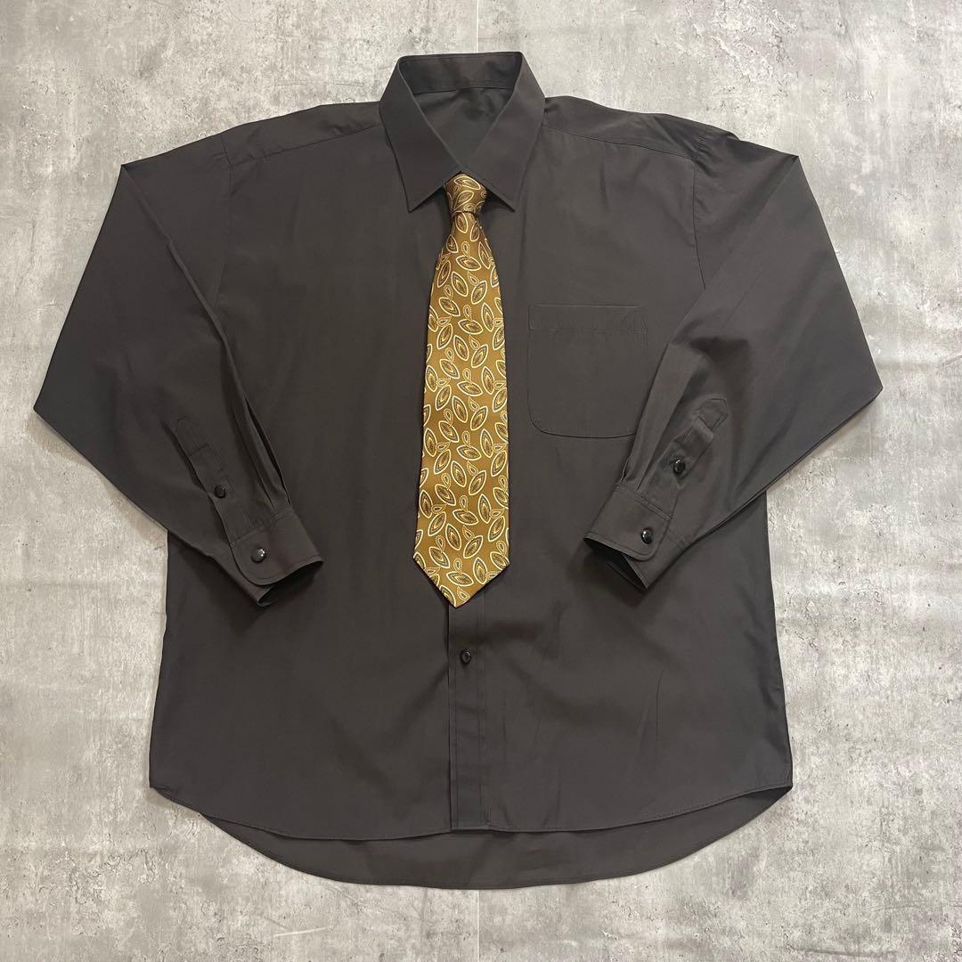 【4点セット】ディオール セットアップ ピンズ シャツ ブラウン 成人式