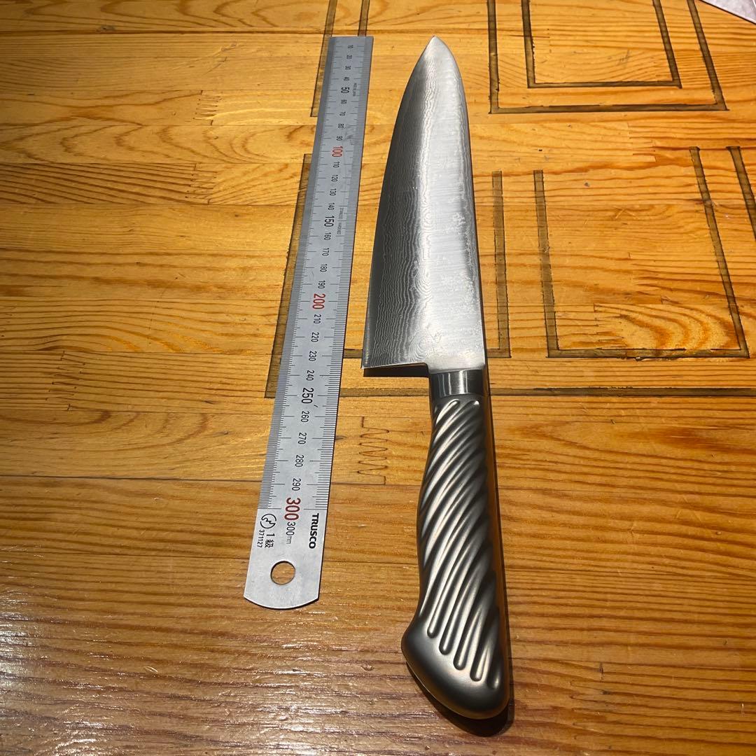 藤次郎プロ　ニッケルダマスカス　牛刀　240mm F-1033