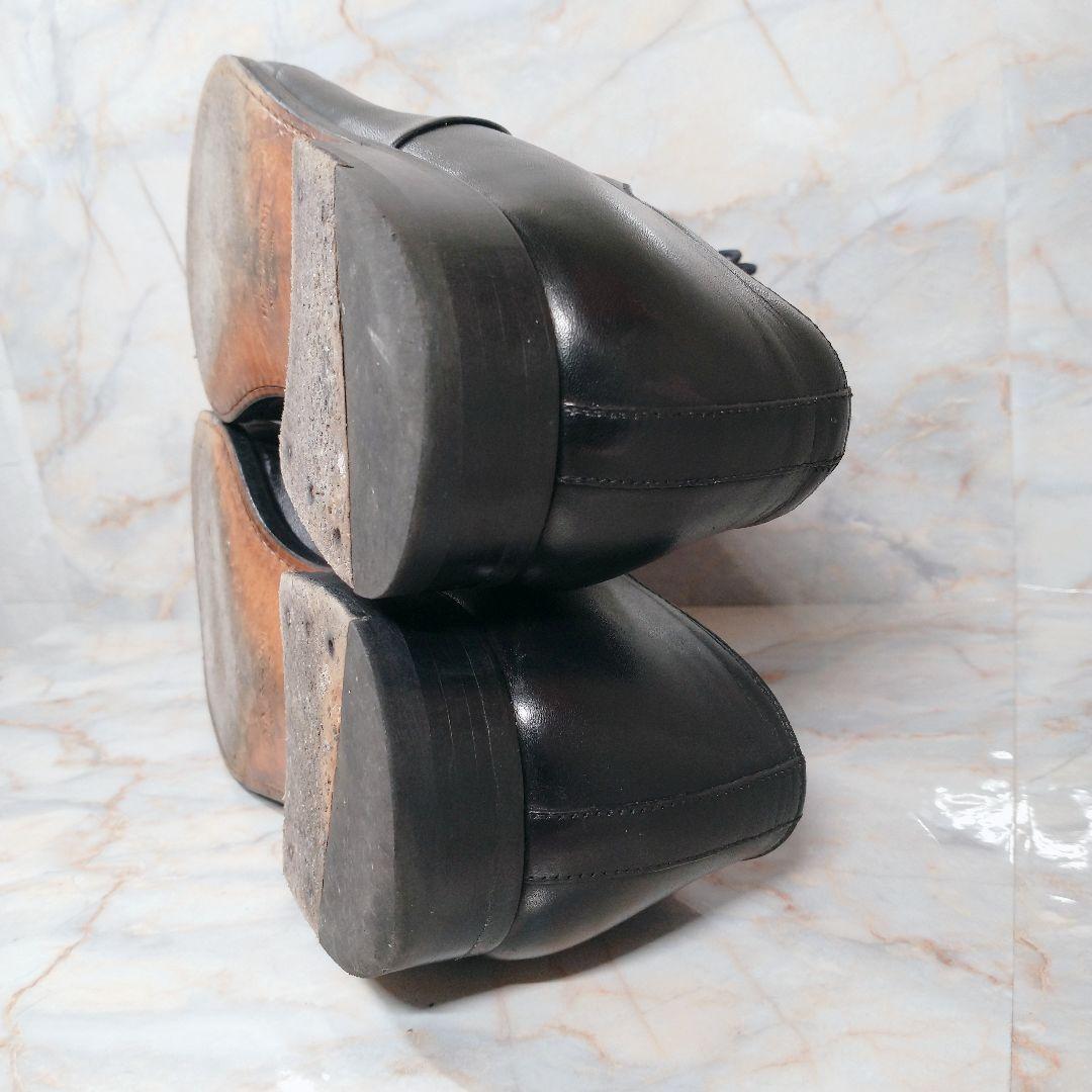 MAGNANNI 内羽根 ストレートチップ 43 黒 本革