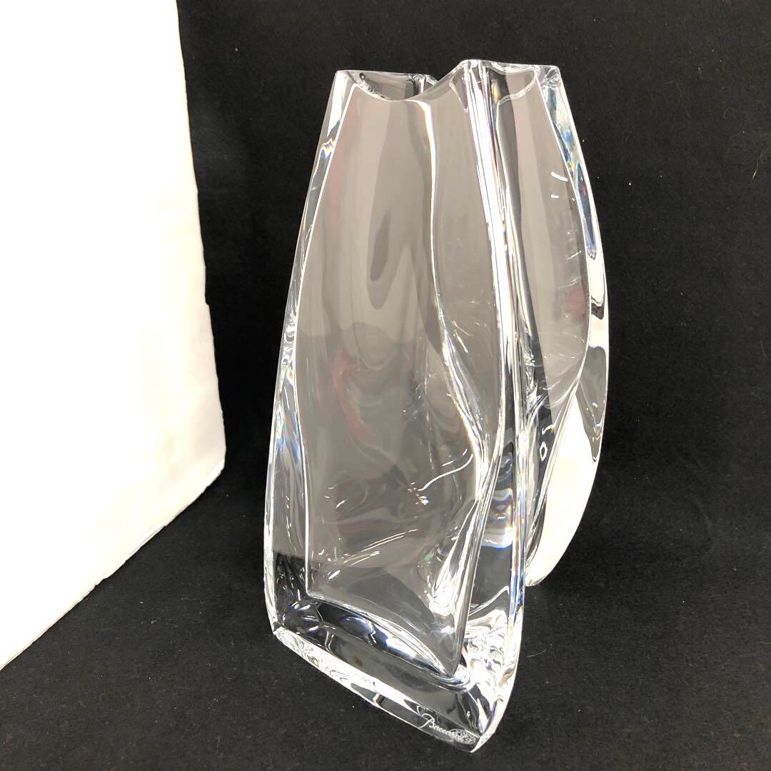 BACCARAT バカラ マサイフラワーベース　クリスタル　クリア　花瓶
