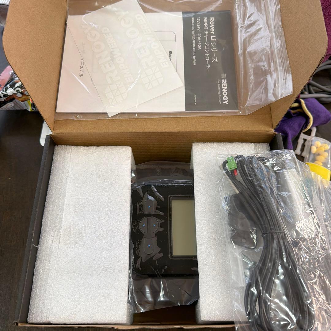 RENOGY ROVER MPPT 20A 充電コントローラー　BT無し