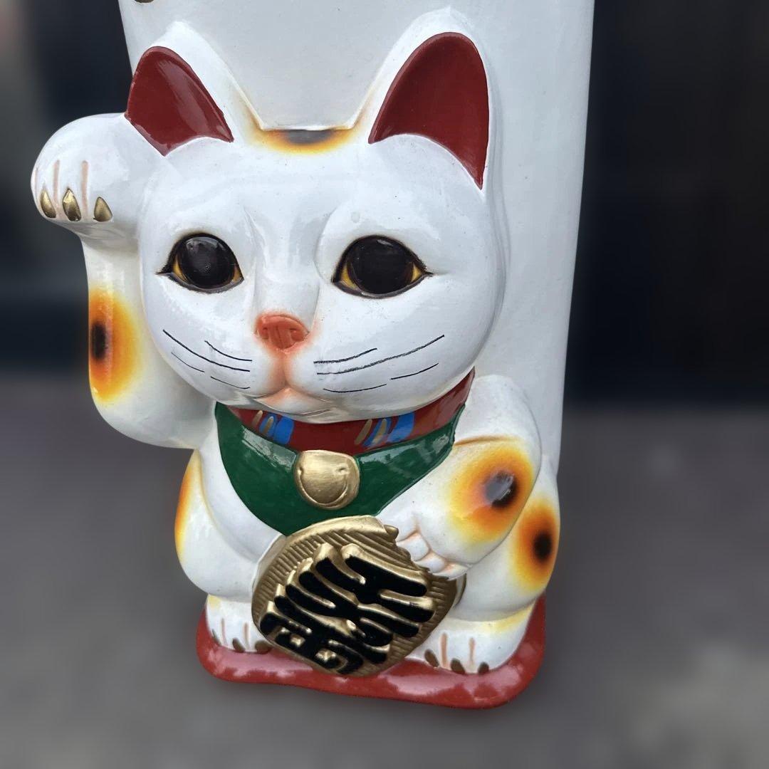瞬間的お値下げ‼️招き猫デザイン傘立て　商売繁盛　縁起物！