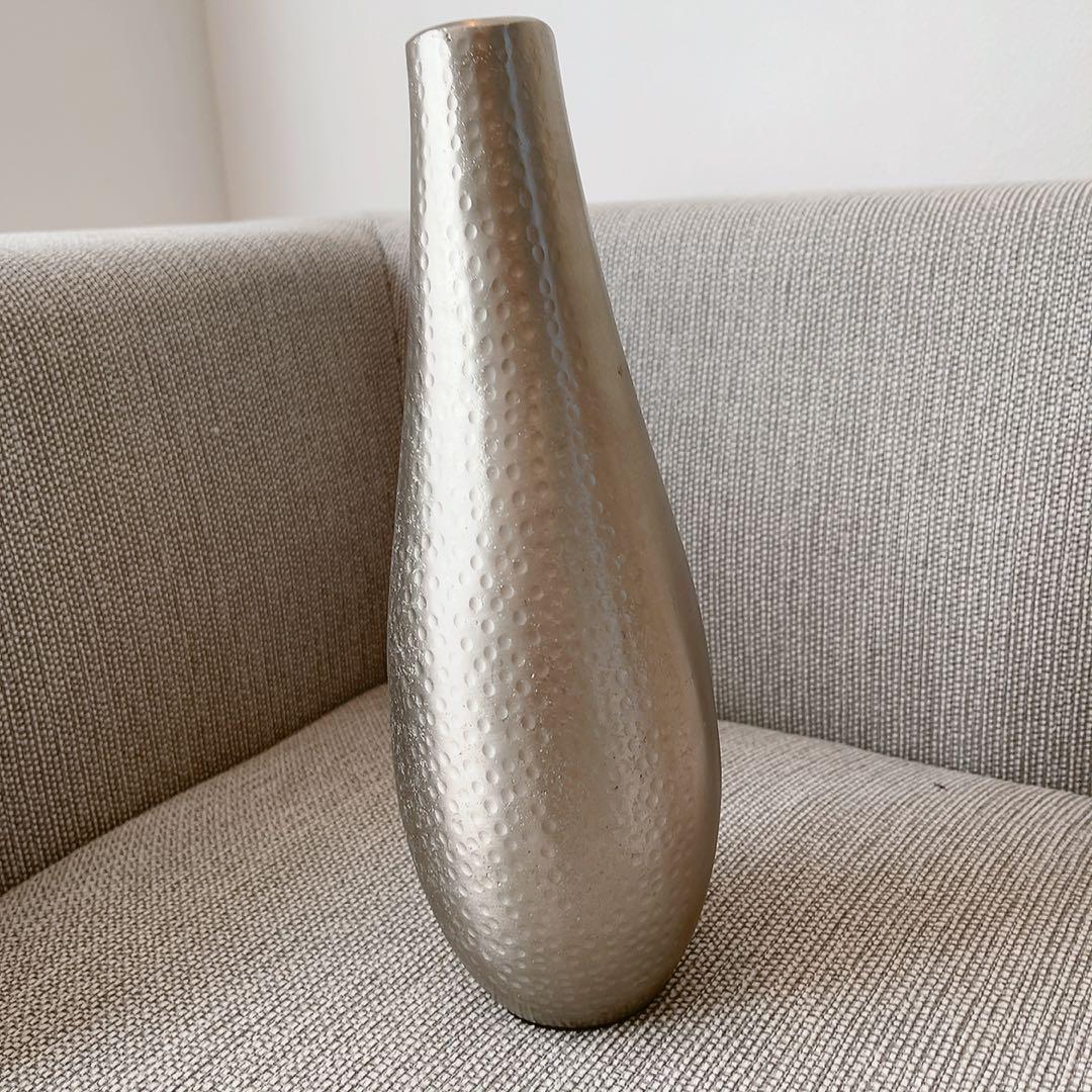 ACTUS シルバーフラワーベース大小