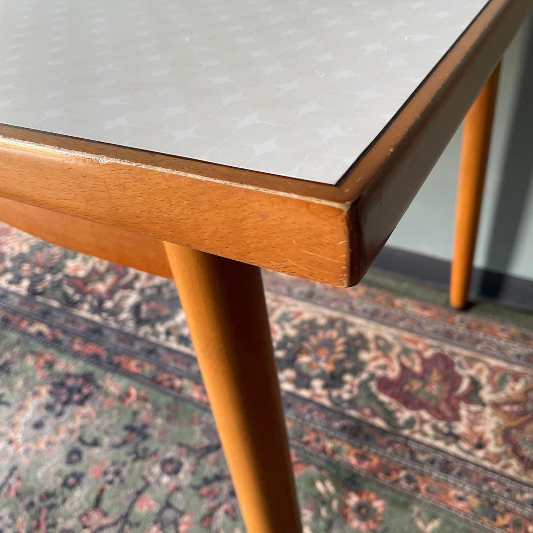 昭和レトロ　ミッドセンチュリー　北欧ヴィンテージ風　ダイニングテーブル