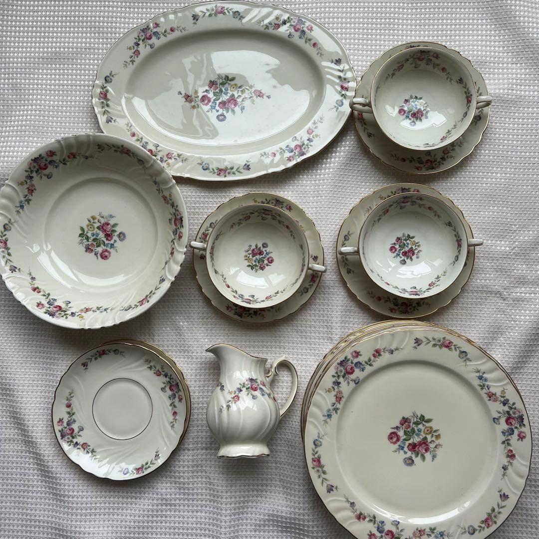 アンティーク　ドイツ製トーマスババリア食器セット