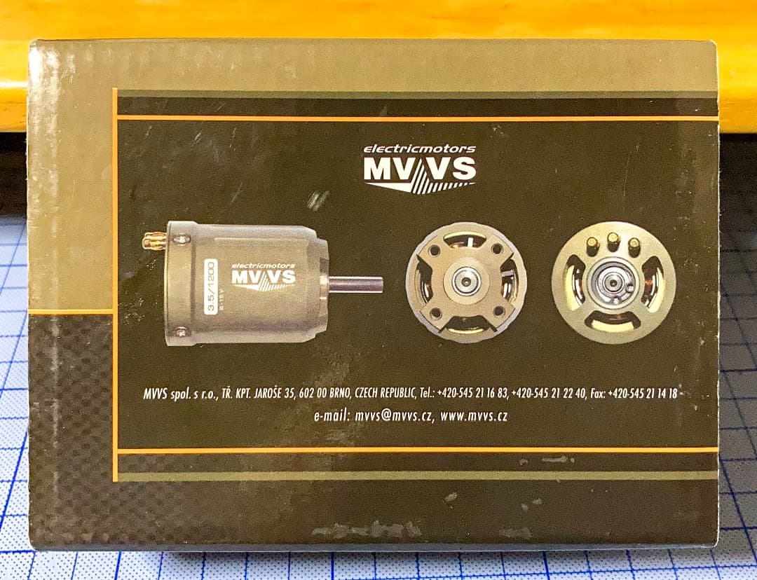 ●MVVS●ブラシレスモーター●3,5/1200 SPORT●マウント付き●