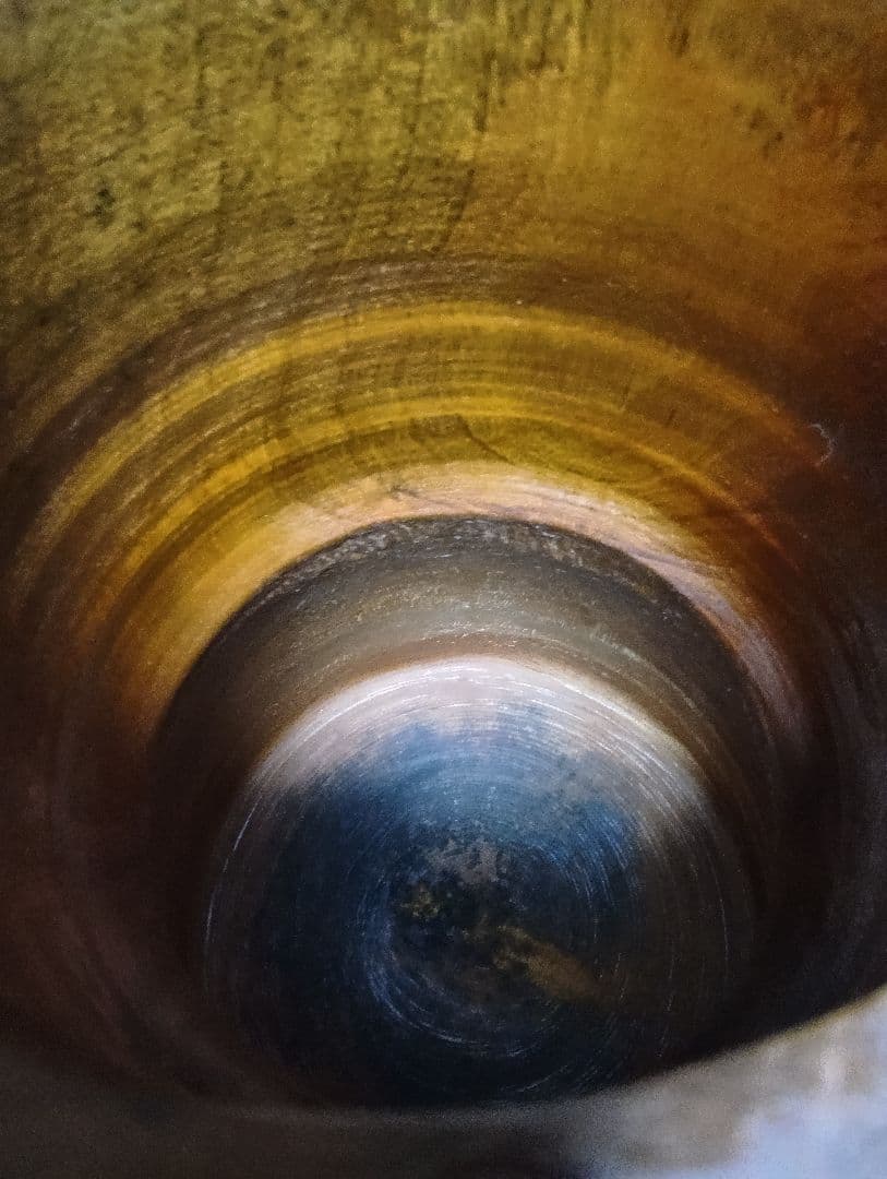 希少　桜屋工業　チーク　無垢材　くり貫き　スツール　男女　２脚