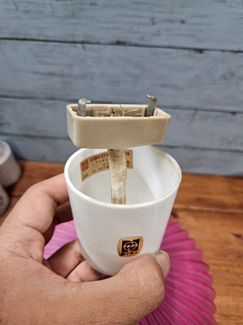 ジャパンヴィンテージ プリーツガラスのペンダントライト 吊り下げ 天井照明