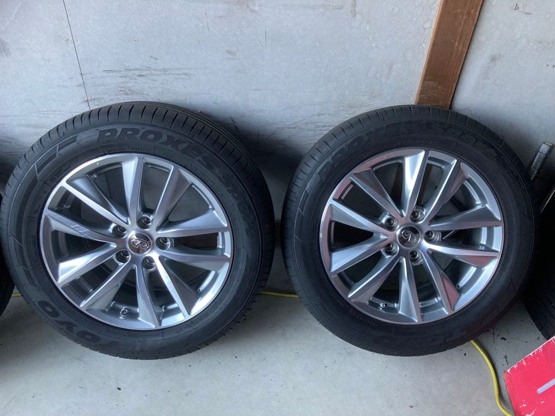 2023年バリ山！v37スカイライン純正TOYO PROXES235/55R17