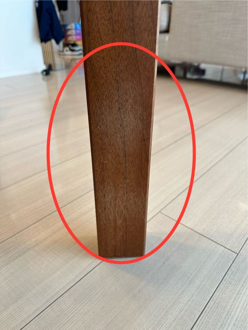 【引き取り】BRUNCH 中目黒 無垢材ガラスダイニングテーブル ウォールナット