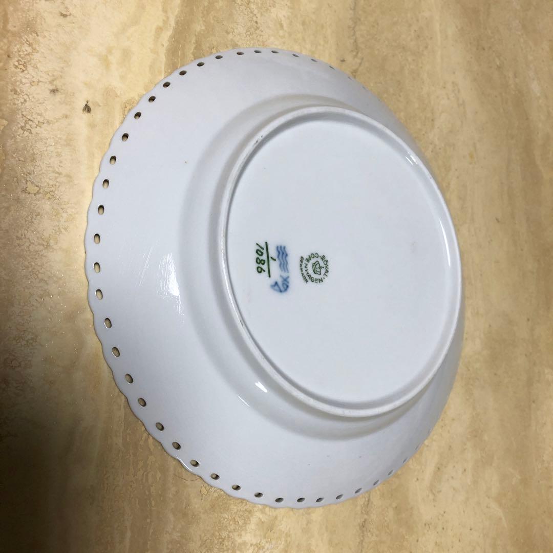 ロイヤルコペンハーゲン　ブルーフルーテッド フルレース ディナープレート