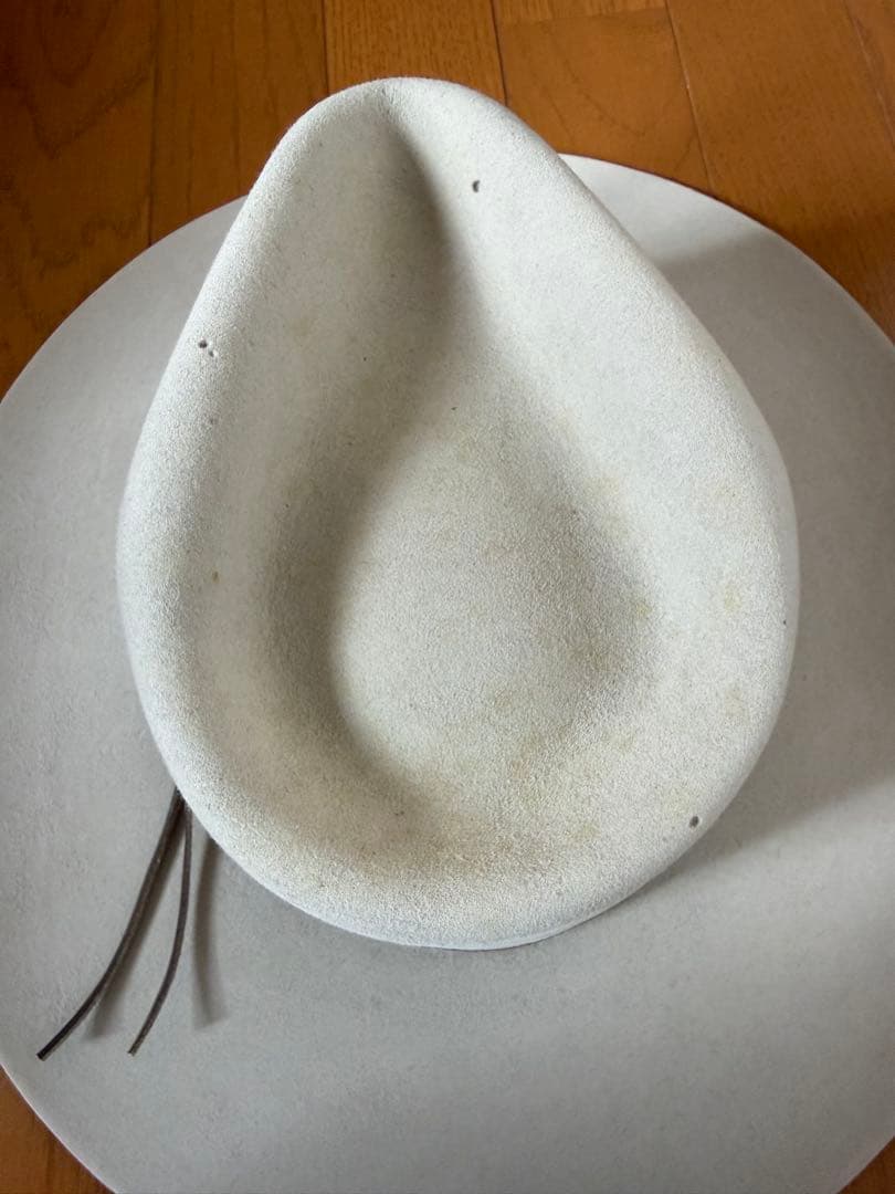 最終値下げ！STETSON フェルトハット ベージュ ウエスタンハット