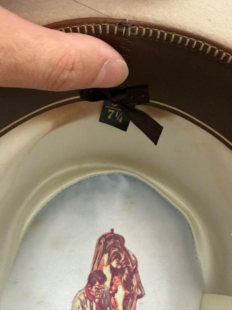 最終値下げ！STETSON フェルトハット ベージュ ウエスタンハット