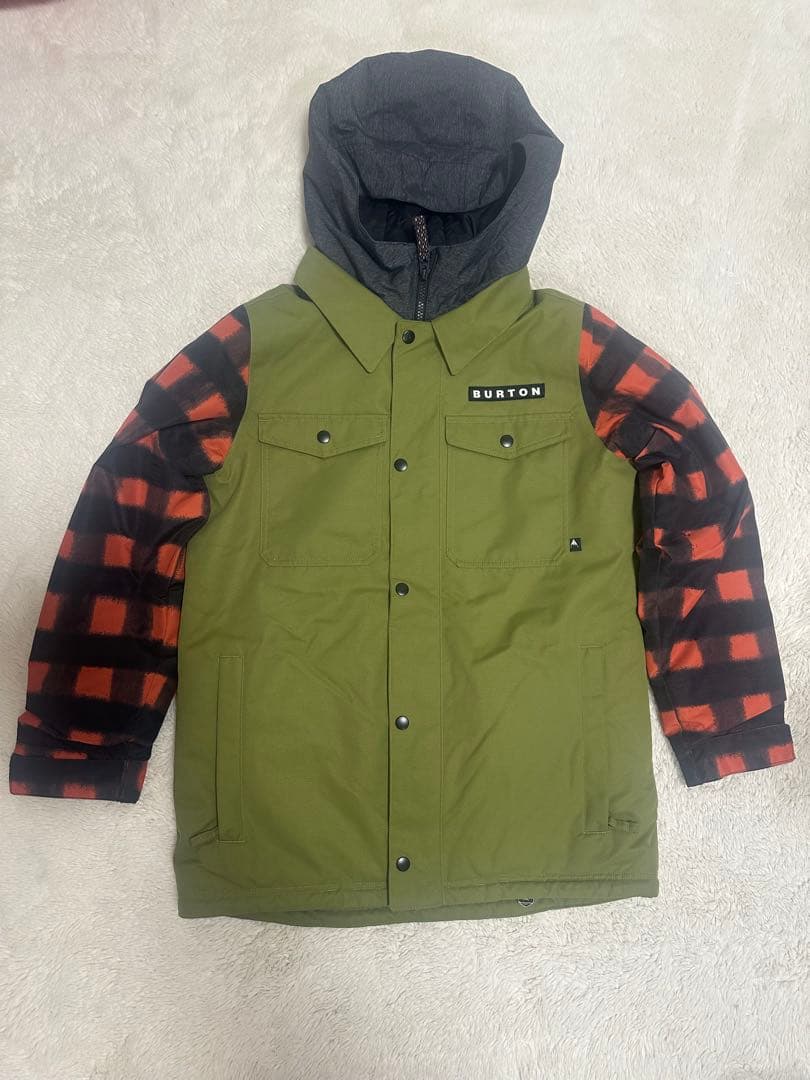 BURTON 上下スノーボードウェア XL160センチ 子ども用 オリーブ