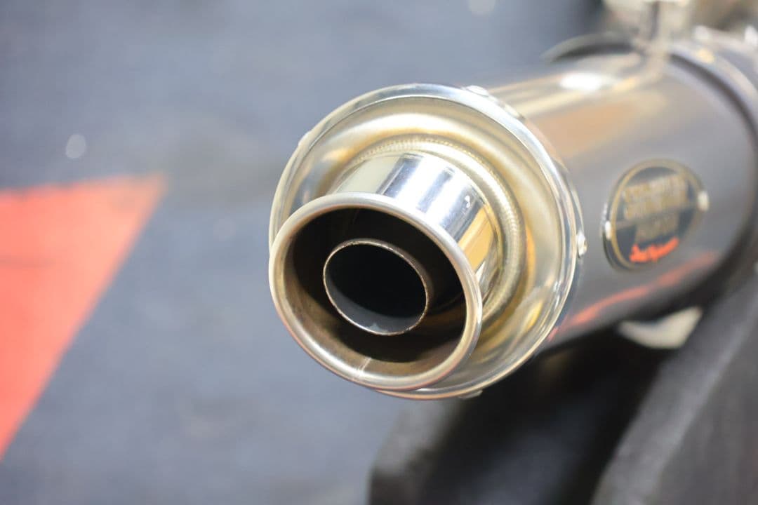 ZRX400 ZRX2 ストライカー　フルチタン手曲げマフラー