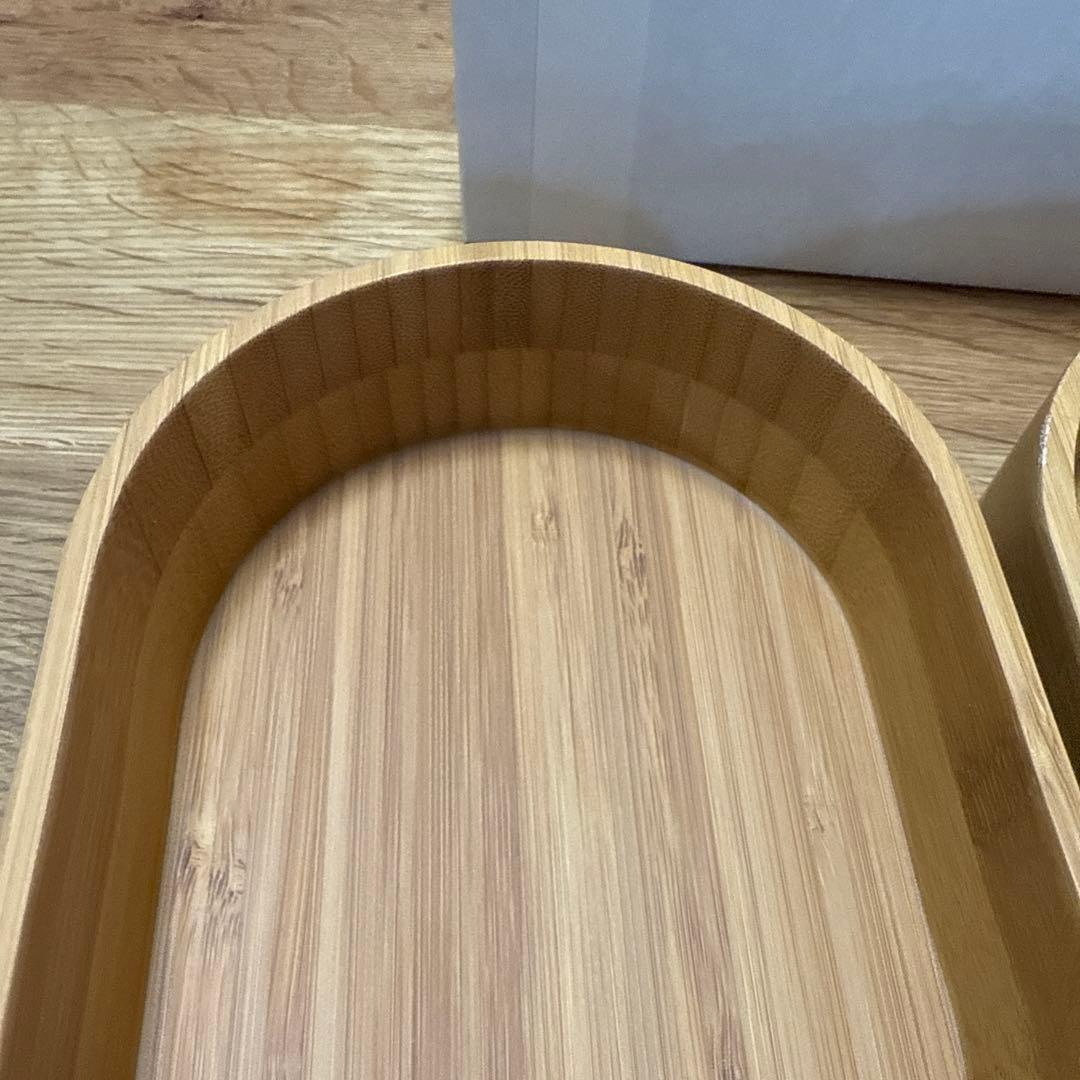 おまとめ2点 楕円2段と角形1段　弁当箱　未使用　曲げわっぱ