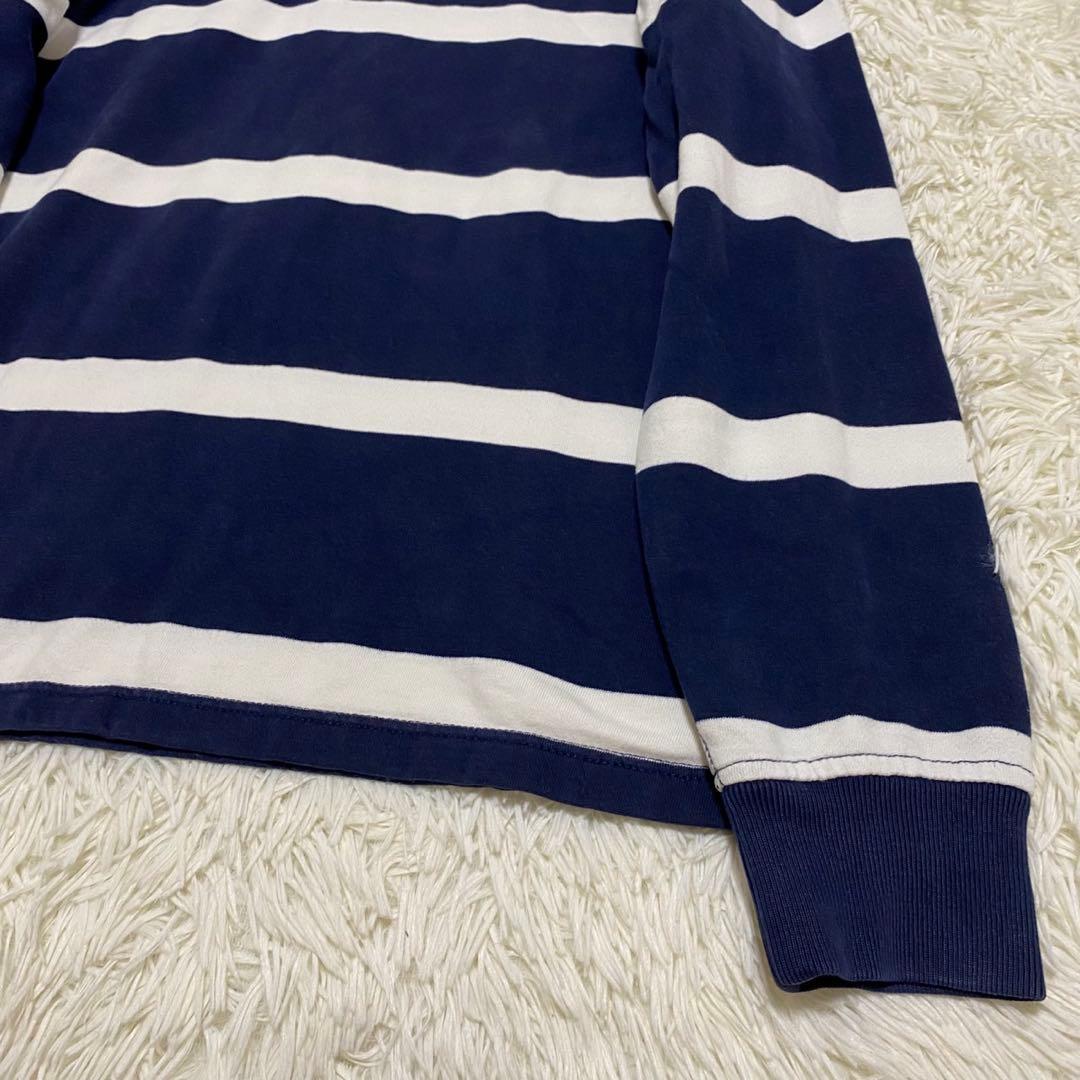 【美品・現行✨】ポロラルフローレン ボーダー ラガーシャツ QRタグ 常田大希M