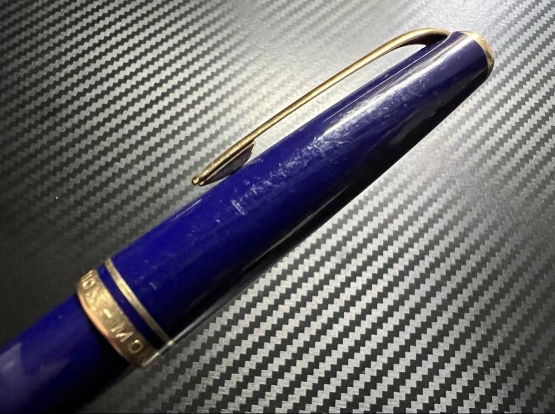 美品 モンブラン ジェネレーション 万年筆 ネイビー M