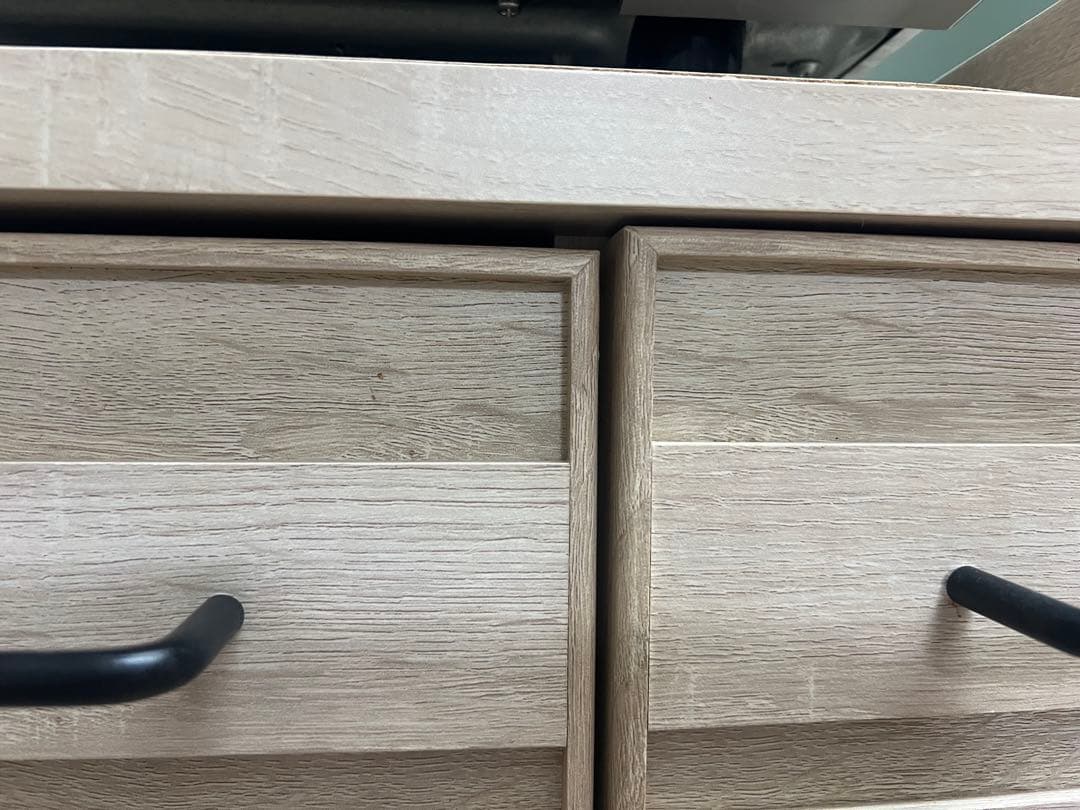 11/3処分【北欧シリーズ】キッチンカウンター　食器棚