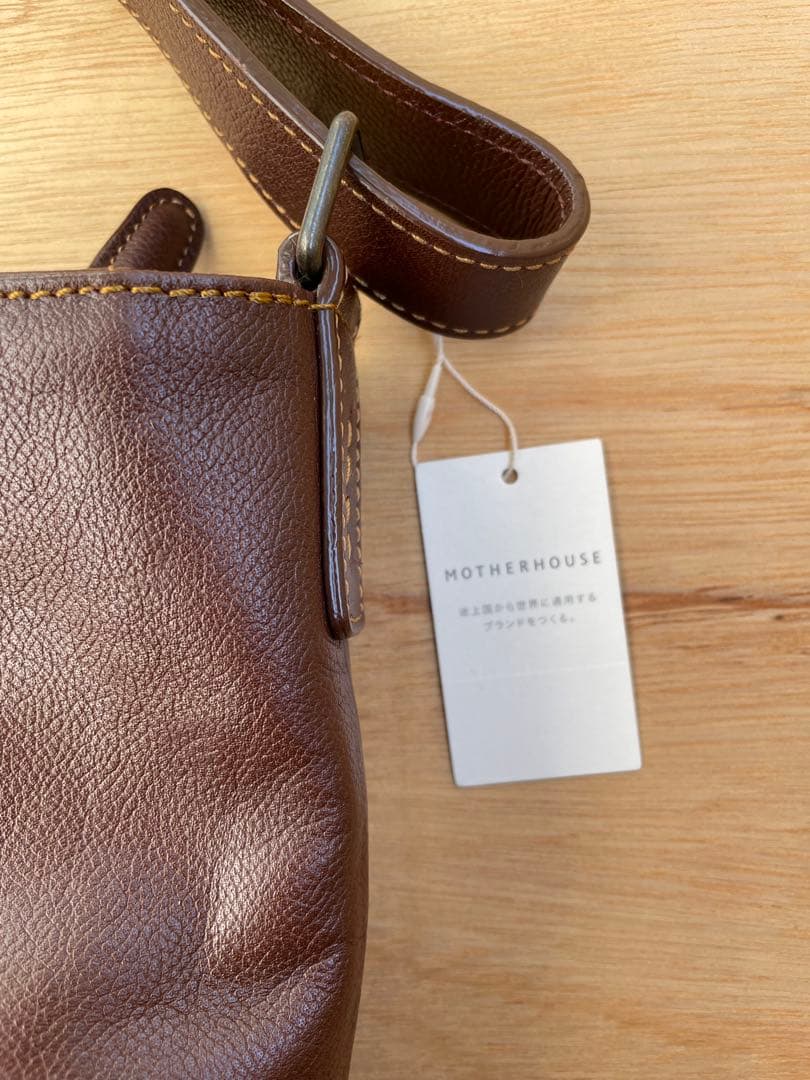 MOTHERHOUSE レザー ショルダーバッグ
