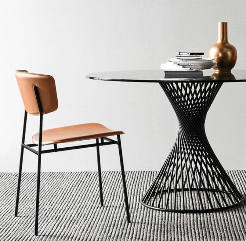 カリガリス　フィフティーズ　ダイニング　チェア　ブラウン　①