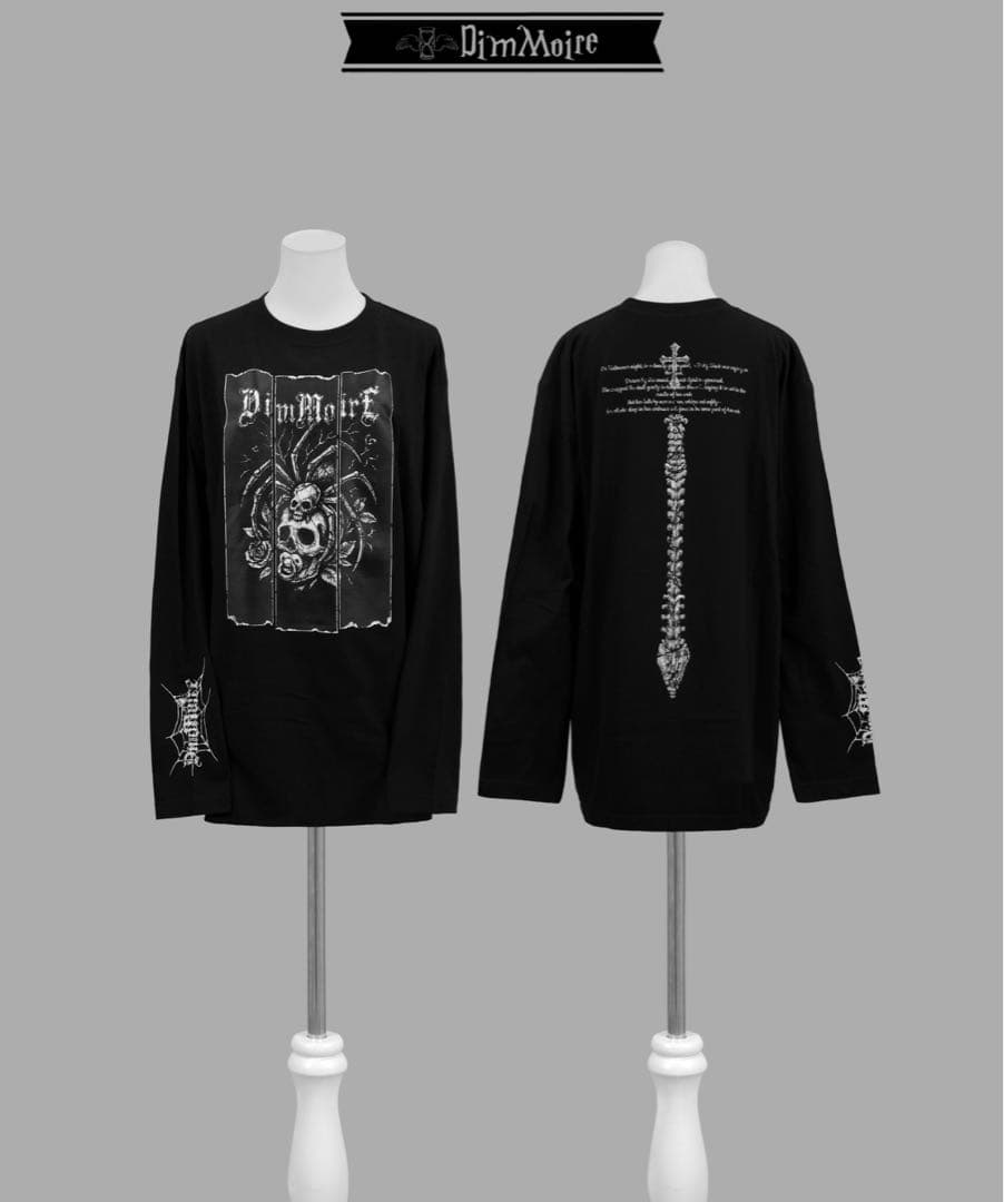 DimMoire Webbed Lullaby ロンT【Black】