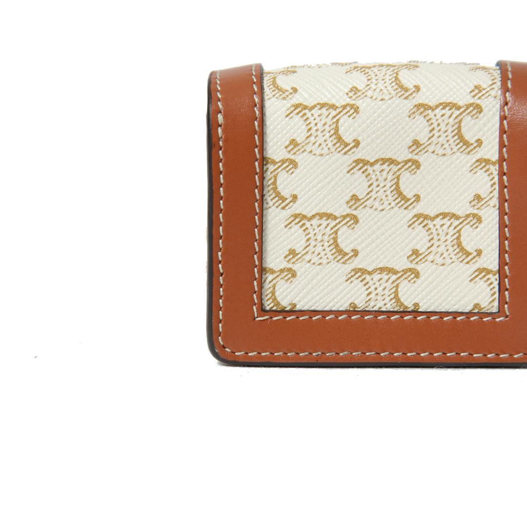 CELINE ミニ バーティカル カバ トリオンフ キャンバス エアポッズケース