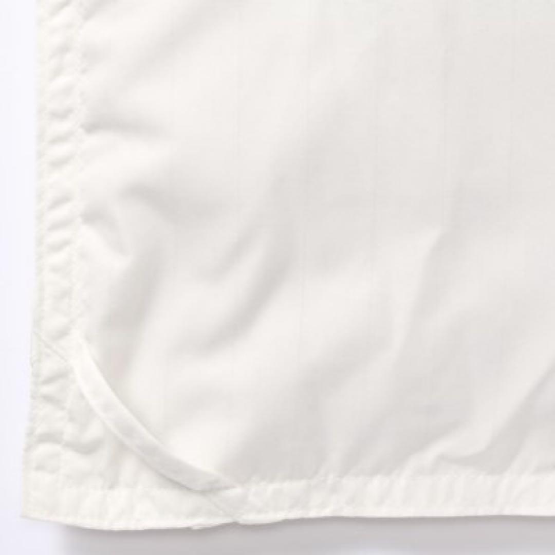 美品 グレー羽毛掛ふとん 一層式（立体キルトタイプ）／Ｑサイズ