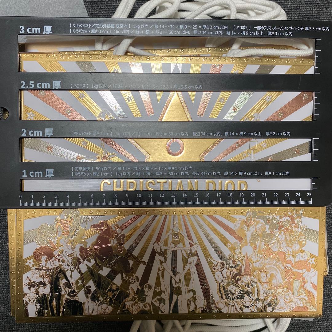 CHRISTIAN DIOR 2025年ショップ袋 ゴールド 100枚