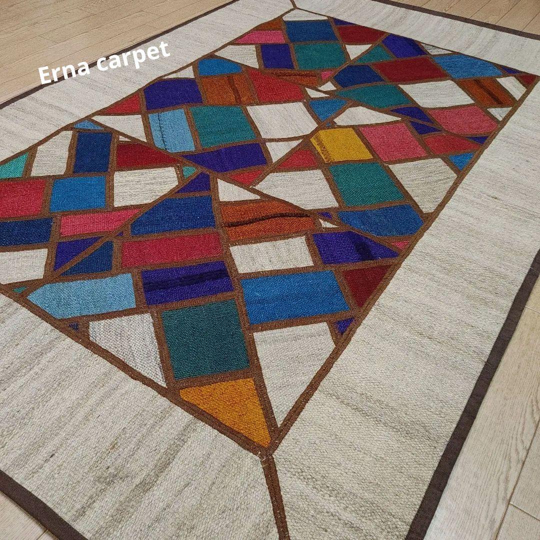 ペルシャ　ラグ　新品　手織り Shiraz ニューブランド 157x106cm