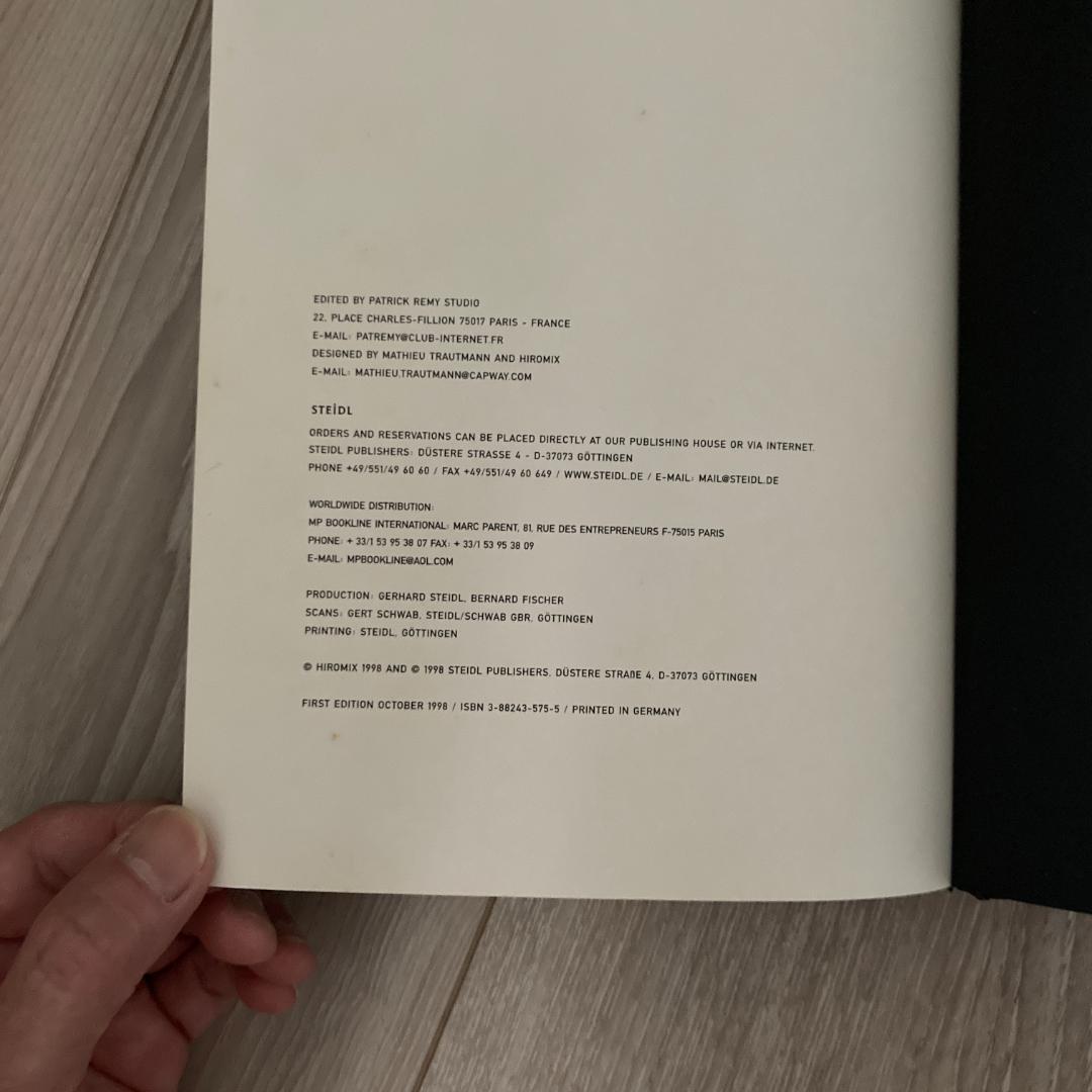 HIROMIX 写真集 ドイツ出版 洋書 steidl