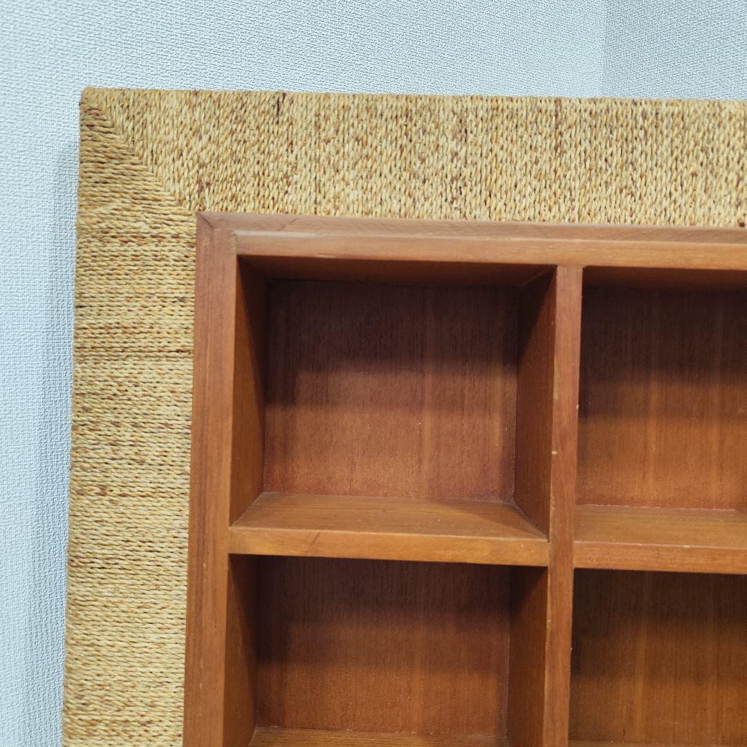 パーフォマックス ウォーターヒヤシンス 壁掛シェルフ ライトブラウン×ブラウン