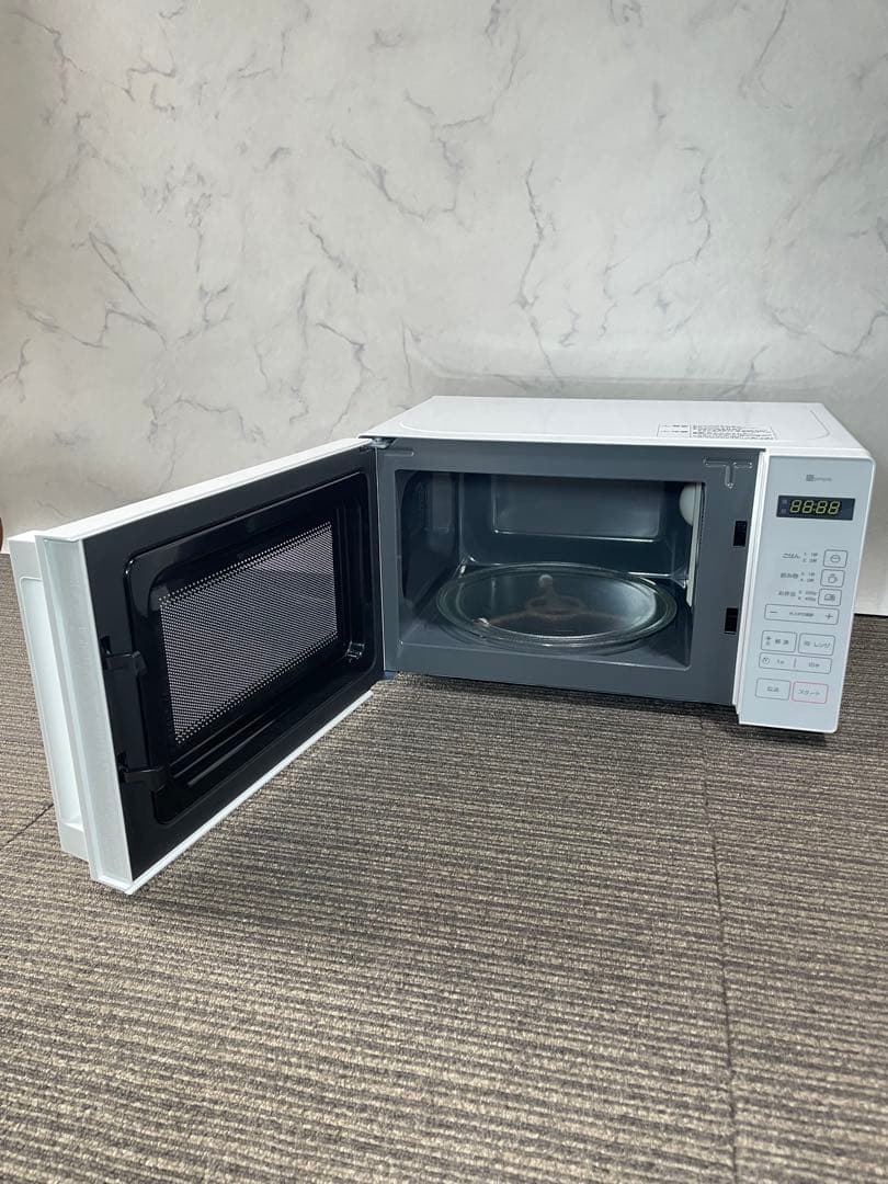 945 ニトリ おしゃれホワイト電子レンジ ヘルツフリー 2025年製 高年式