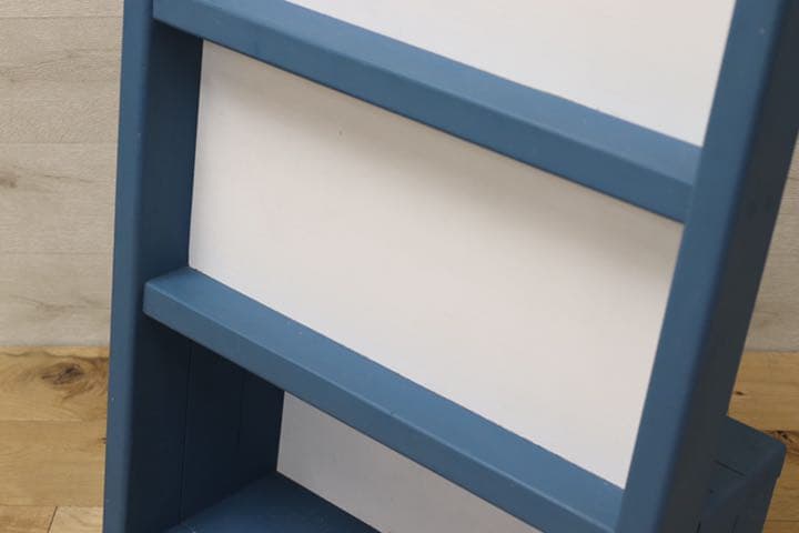 GMEK179○ハンドメイド シャビーシック マガジンラック 本棚 ハンドペイン