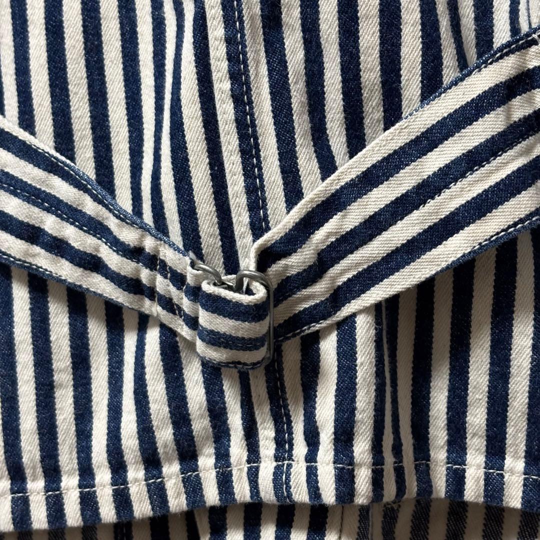 USA製 ポストオーバーオールズ 最初期 カバーオール ヒッコリー M 緑タグ