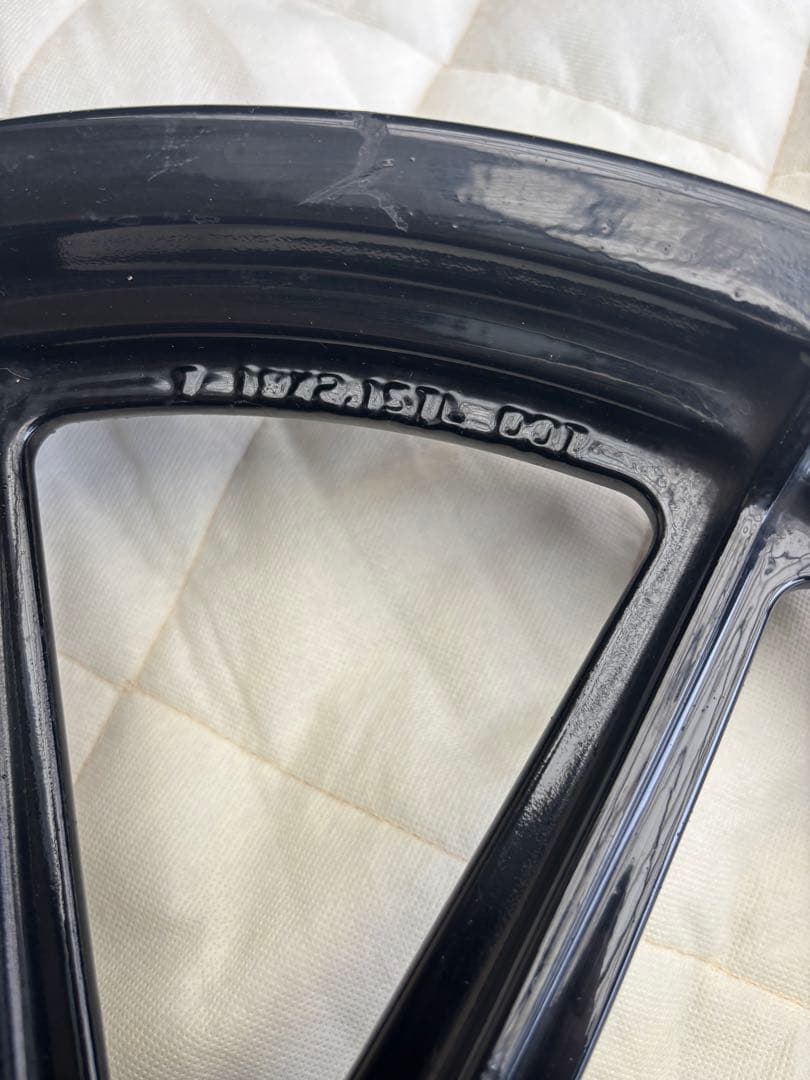 s＿s　ブラック 9本キャスト　前後セット　ハーレー純正　値下げしました