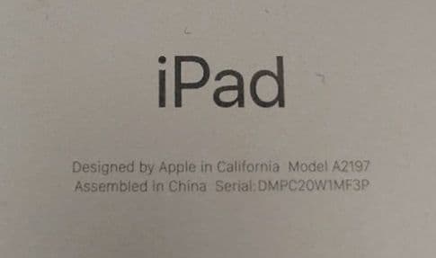 iPad 第7世代 32GB Wi-Fiモデル 動作良好 箱あり 本体